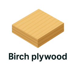 Birch plywood fire retardant