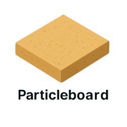 Particleboard fire retardant
